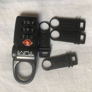 Tumi lock and pulls
